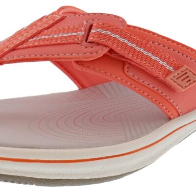 Clarks Women Cloudsteppers Walking Flip Flop Sandals Brinkley Jazz