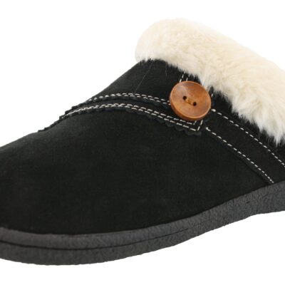 Clarks Women Warm Cozy Slip On Clog Slippers Rebecca