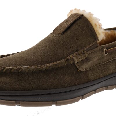 Clarks Men’s Indoor Outdoor Moccasin Winter Slippers Justin